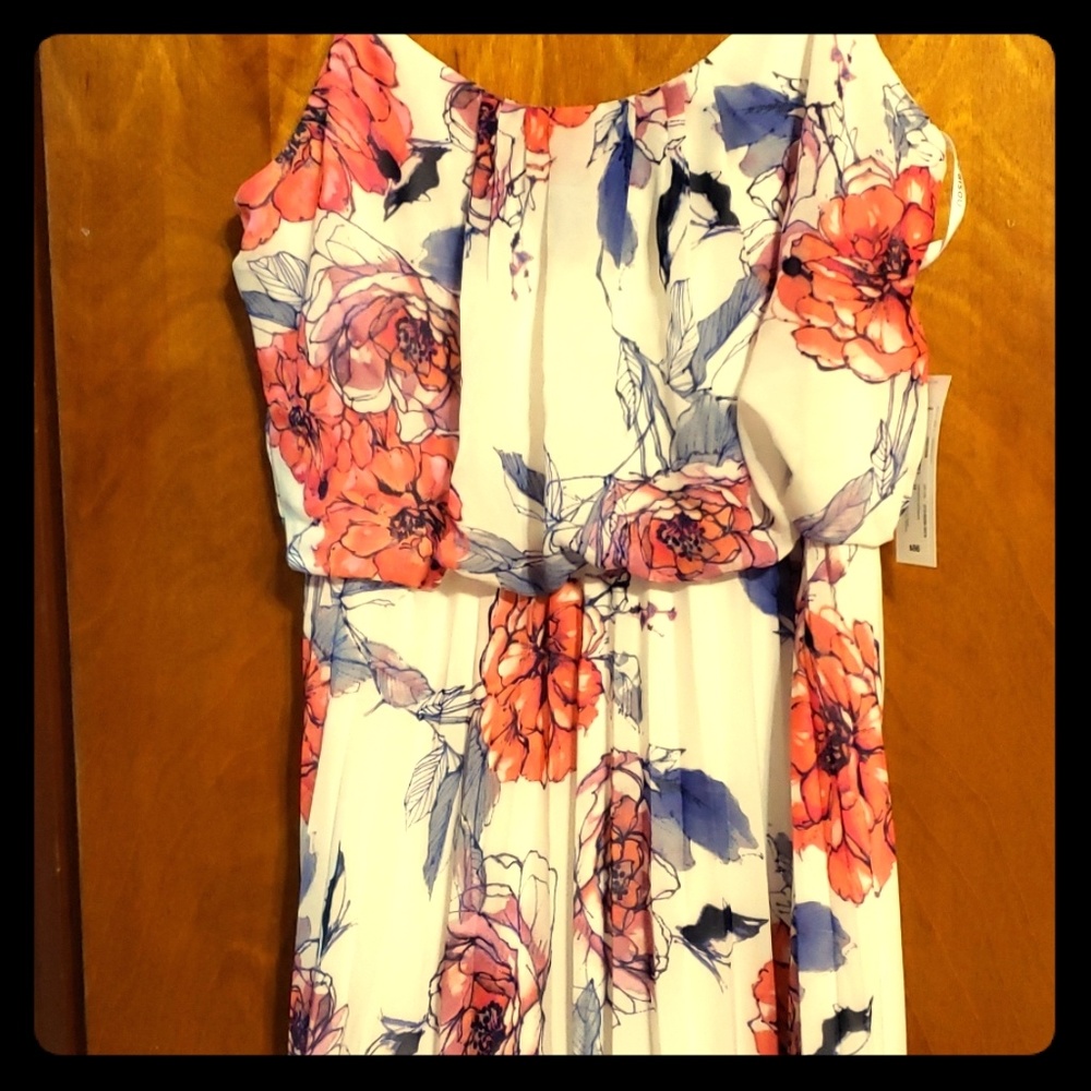 Floor length summer dress NWT